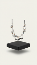 Sterling Silver Sculptural Necklace