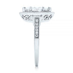 Pave Band White Gold Lab Grown Diamond RIng