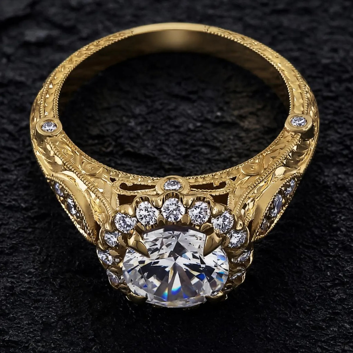 3-ct-round-lab-grown-diamond-ring-overhead-macro