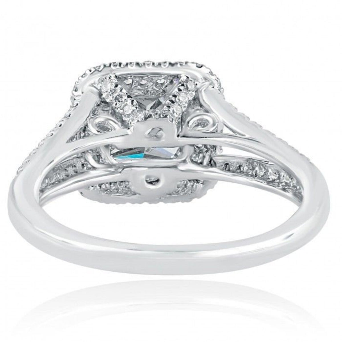 back-profile-view-of-princess-cut-lab-diamond-halo-engagement-ring