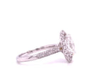 micro pave diamond band ring