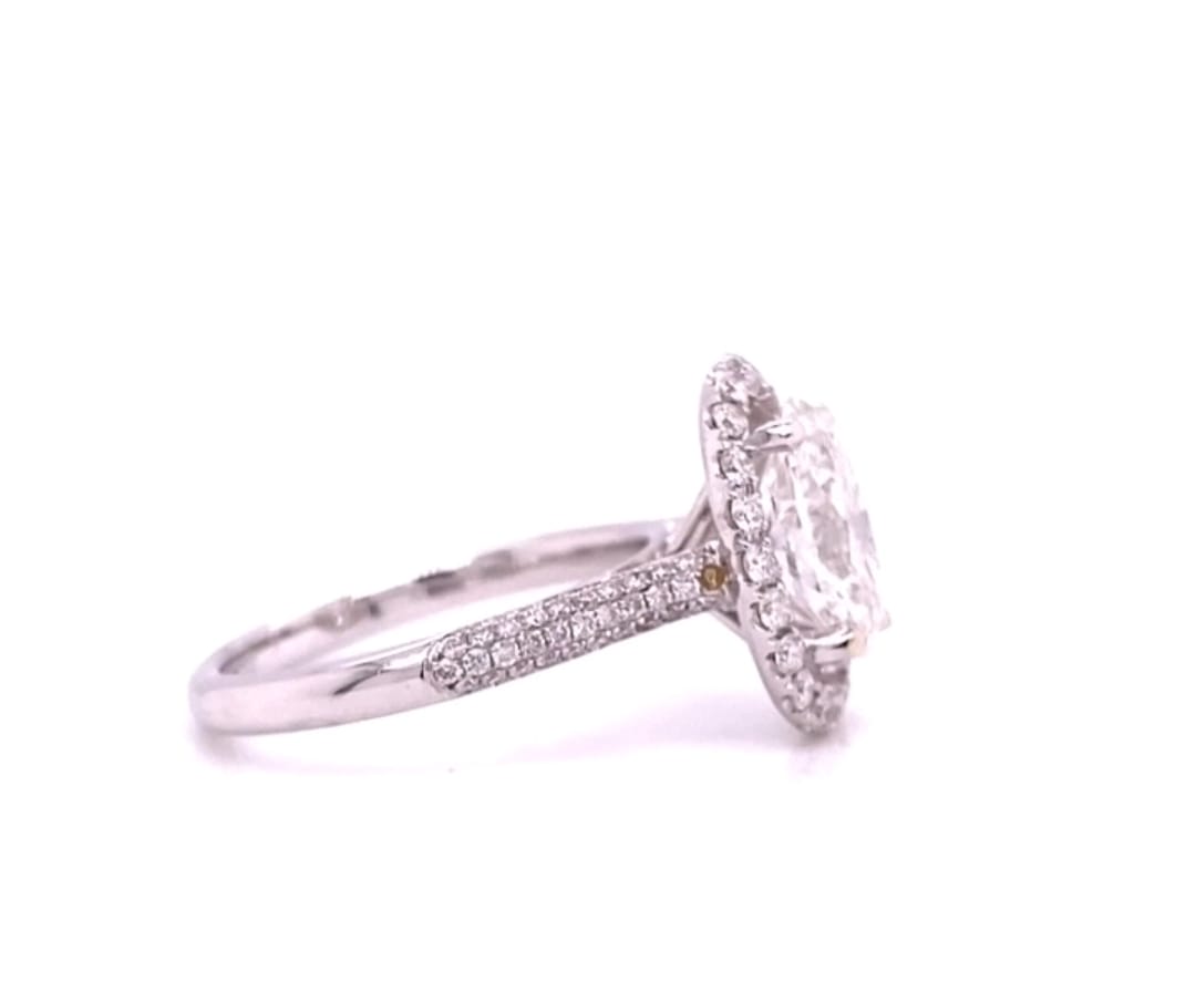 micro pave diamond band ring