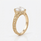 antique-style-filigree-lab-diamond-engagement-ring-profile-view