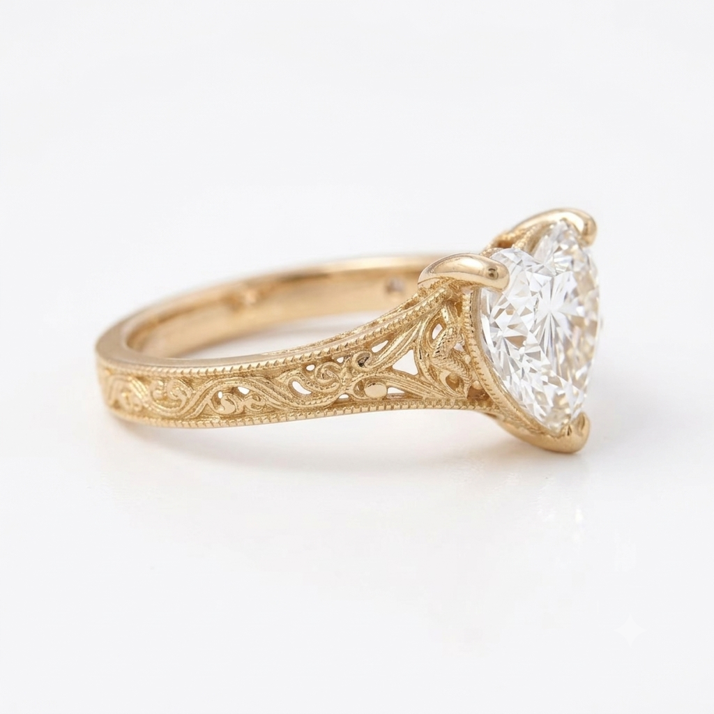 vintage-milgrain-band-3-carat-heart-diamond-ring-macro