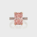 4-ct-pink-radiant-cut-lab-grown-diamond-ring-double-row-pave-band-top-view