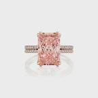 4-ct-pink-radiant-cut-lab-grown-diamond-ring-double-row-pave-band-top-view