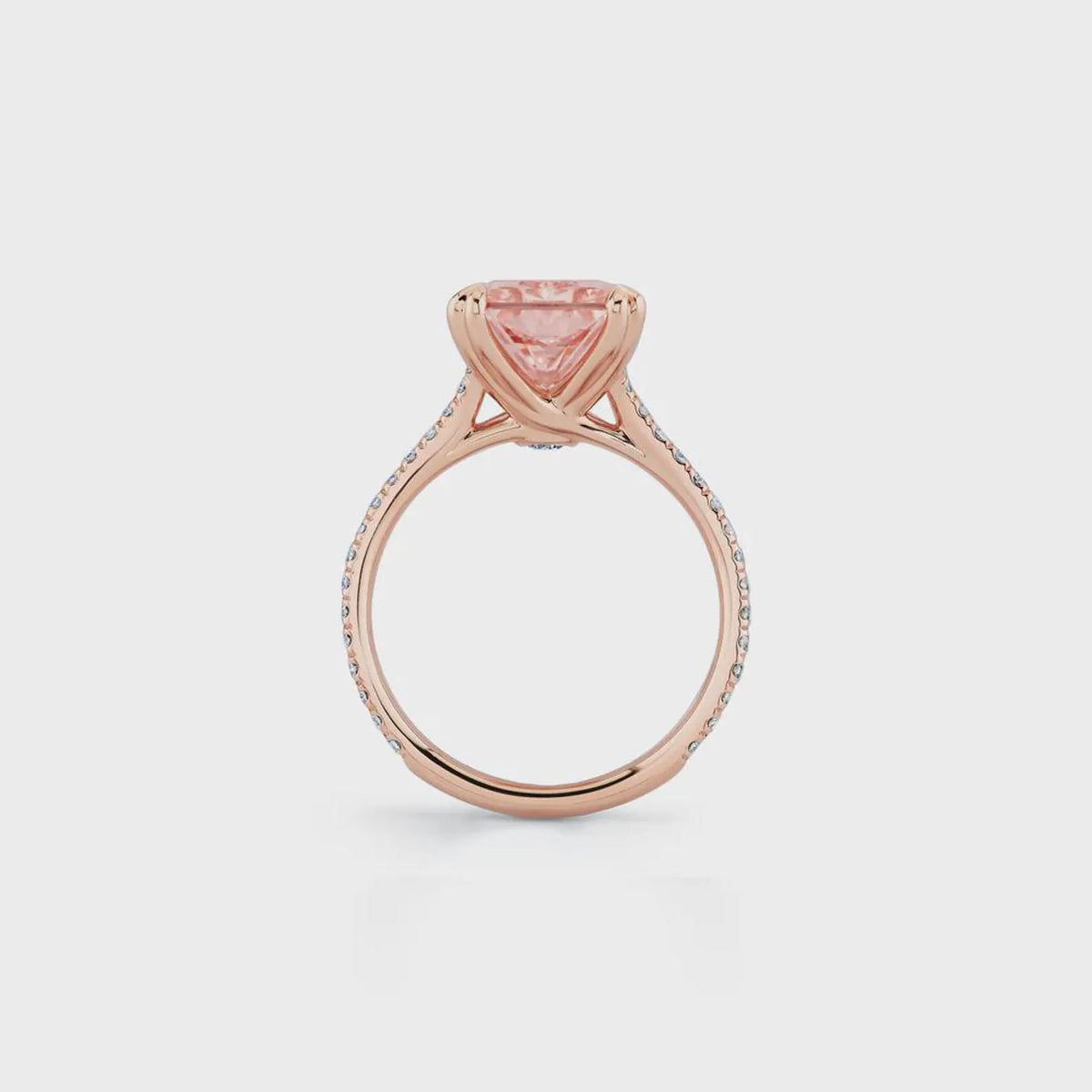 4-carat-pink-radiant-lab-diamond-engagement-ring-front-profile-view