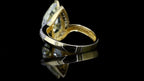 Canary Yellow 3 CT Pear Lab Diamond Engagement Ring