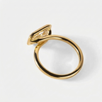 2 CT East-West Radiant Cut Lab Grown Diamond Bezel Ring
